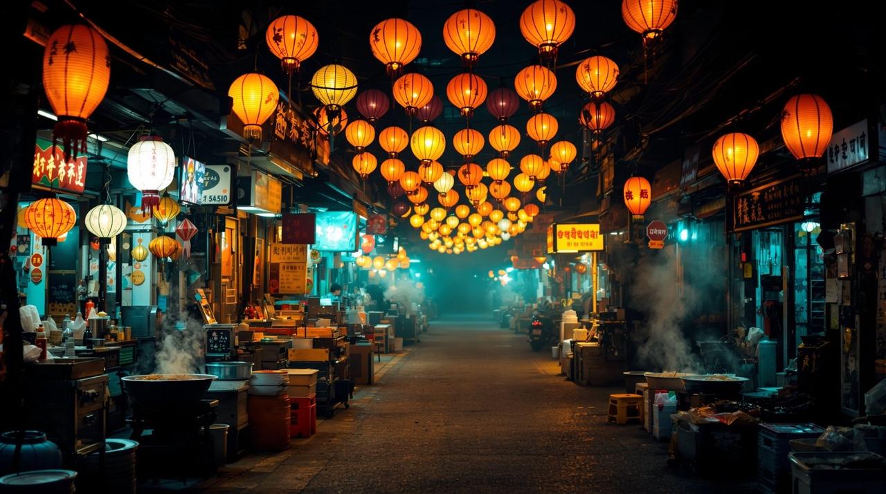 夜市鬼事 剧情背景图